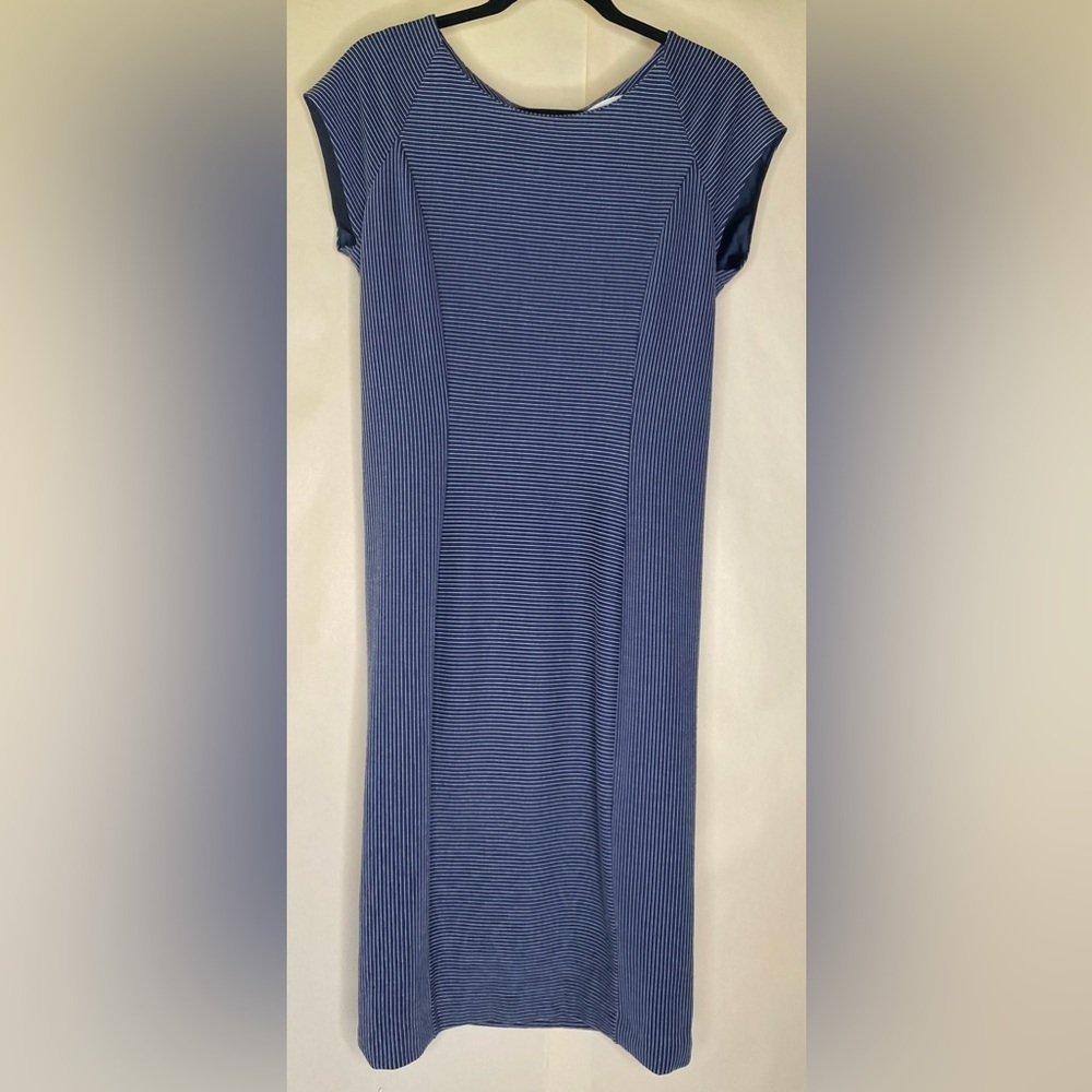 Rosemunde Blue Striped Fitted Sheath Dress Sz 38 (Medium)